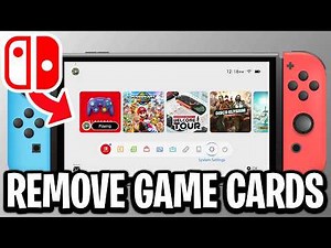 How To Remove Game Card From Nintendo Switch - Full Guide