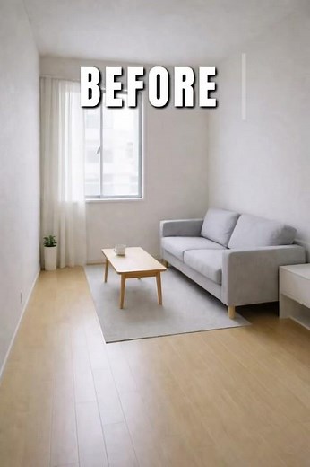 Tiny Tokyo Apartment Living Room Makeover | Before & After Small Space Transformation