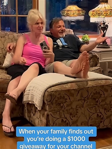 $1000 Giveaway Surprise for Family Reaction