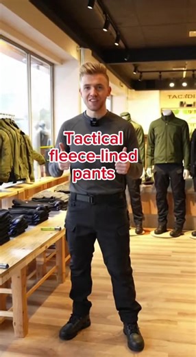 Pantalón táctico polar de hombre para otoño e invierno, tejido elástico ligero. Cintura elástica y ajustable. Adecuado para uso diario y actividades al aire libre como escalada, montañismo, exploración, pesca, esquí, etc. Cómodo, moderno y con múltiples bolsillos.