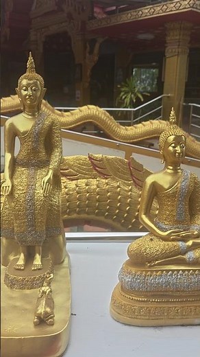 RARE GOLDEN Buddha statues at BIG Buddha Temple Pattaya Thailand 🪙