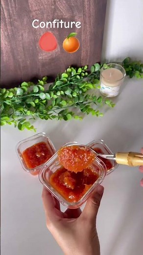 Confiture pamplemousse orange#confiture