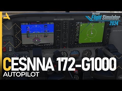 Take Off and Autopilot Tutorial of Cessna 172 with G1000 in MSFS 2024 - Tutorial 3
