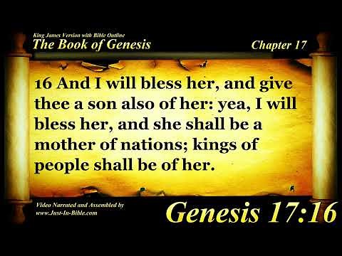 Genesis Chapter 17 - Bible Book 01 - The Holy Bible KJV Read Along Audio/Video/Text