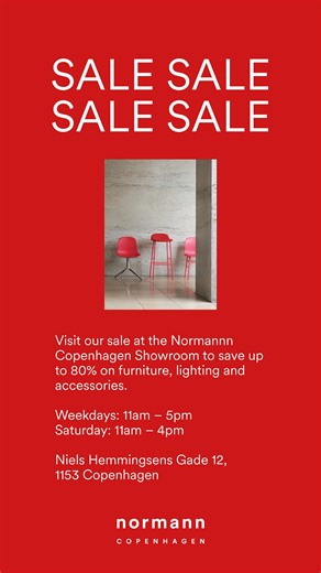 Up to 80% off – for a limited time only! | Normann Copenhagen