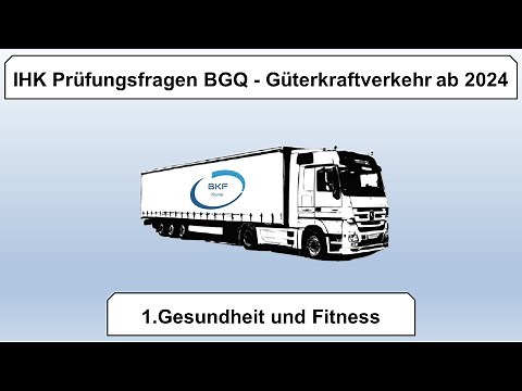 1. IHK Prüfungsfragen BGQ - Gesundheit und Fitness ab 2024