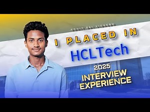 I Got Placed in HCLTech | Rohit Sai Vignesh |