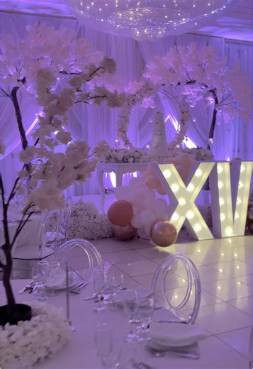 A night full of sparkle and memories ✨ Celebrating this unforgettable Quinceañera in style!🌸 #ReceptionGoals #EventPlanning #wedding #receptionhall #montreal #laval #quebec #decorations #flowers #candles #ledlights #light #peaceful #love #fyp #foryoupage #christmas #christmasparty #fun #gifts #happynewyear #happy #new #year #birthday #anniversary #quincenera #fifteen