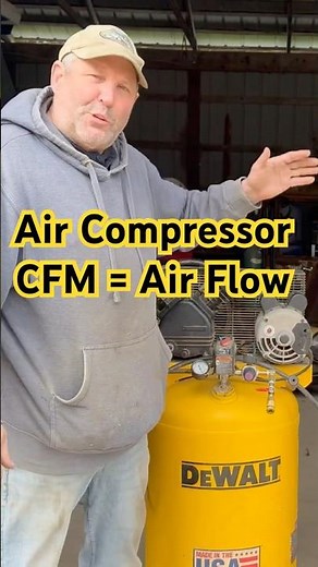 What is CFM? (Air Compressor Basics) #aircompressor #CFM #airtools