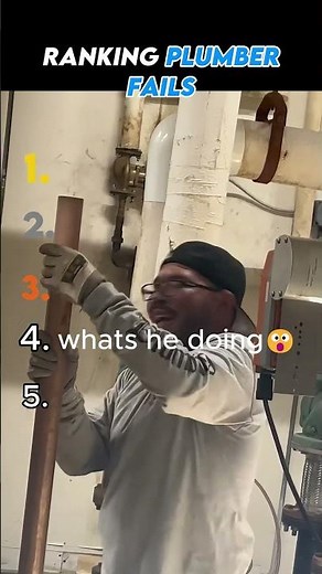 Ranking the funniest plumber fails 😂🔧 #Plumber #Fails #Trades