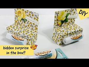 LIP BALM BOX TUTORIAL / great CRAFT FAIR and STOCKING STUFFER idea!