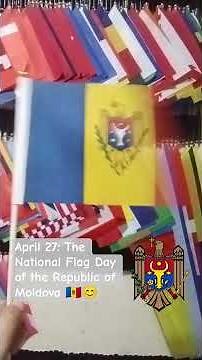 April 27, 1990 the National Flag Day of Moldova 😊🇲🇩
