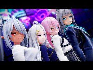 Hoshino Hina Iori Shiroko - Ring my Bell (ブルーアーカイブ Blue Archive MMD 4K 60FPS)