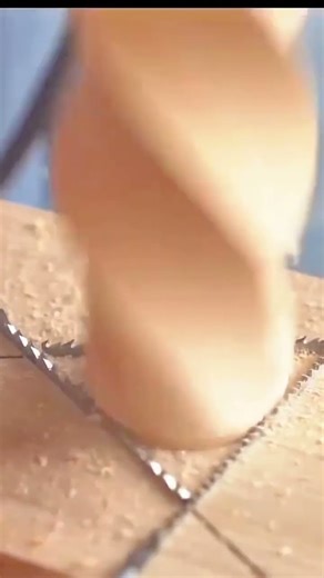 Technique for patching holes in wood using glue and special tools #shorts