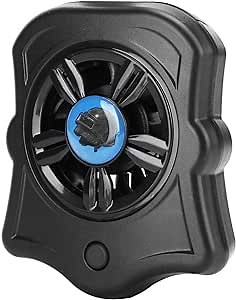 Pomya Mobile Phone Cooler Mobile Phone Heat Sink Portable Gaming Radiation Fast Cooling Smartphone Heat Sink Mobile Phone Cooler (Black)
