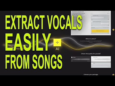 Is LALAl.AI the easiest way to isolate vocals from a song? We reviewed!