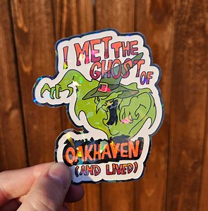 Scooby Doo Witch's Ghost Oakhaven Vinyl Water Resistant Decal Sticker - Holo Glitter - Laptop Sticker - Water Bottle Sticker - Holographic - Etsy Australia