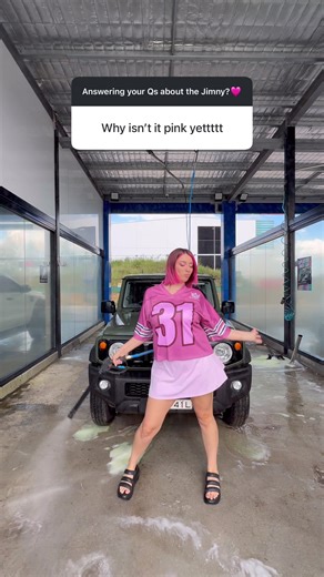 Wrap Your Suzuki Jimny in Pink for 10K Likes
