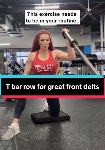 Effective T Bar Row for Growing Front Delts