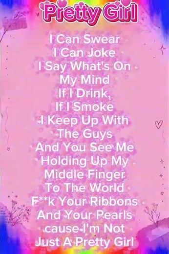 pretty girl // lyrics