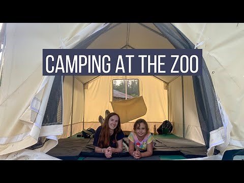 WE SLEPT IN A TENT AT THE ZOO (San Diego Zoo Safari Park)