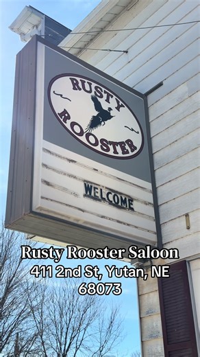 The Rusty Rooster Saloon in Yutan, Nebraska, is a popular, long-standing local bar known for its friendly, small-town atmosphere, cold beer, and classic bar amenities like keno, pool, and TVs for sports. It's located in a historic building and offers a variety of drinks, snacks, and features like an ice bar and outdoor patio, making it a community hub open year-round. This a popular spot when the weather is nice for motorcycles. Everyone from the staff to the patrons was super friendly and welco