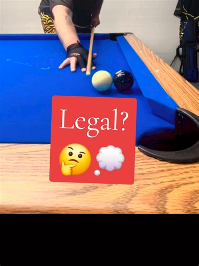 Is that even Legal? You make the call! #billiards #poolplayer #trickshot #8ballpool #snooker
