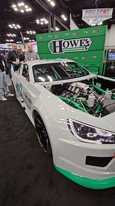 The latest race car from Howe Racing Enterprises on display at the Performance Racing Industry show #carspotting #carvideos #performanceparts #racecar #carswithoutlimits #racecarlife #trackcar #classiccar #cars #automotive | Speed and Shine