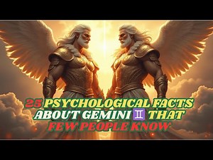 25 PSYCHOLOGICAL FACTS ABOUT GEMINI ♊ THAT FEW PEOPLE KNOW