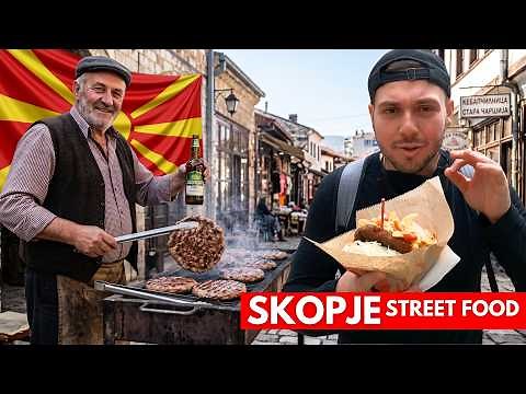 I Found A Hidden Food Paradise in SKOPJE, NORTH MACEDONIA (MAKEDONJA FOOD TOUR)