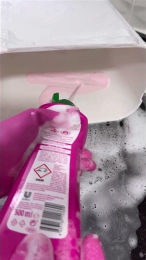 ASMR |Cleaning My Dirty Kitchen Trash Can🧼