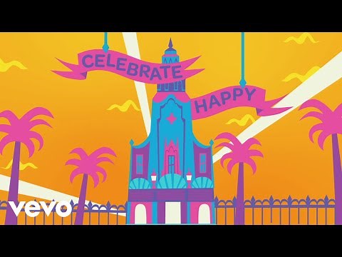 Jonas Brothers - Celebrate Happy (From "Music from Disneyland Resort 70th Celebration"/Lyric Video)
