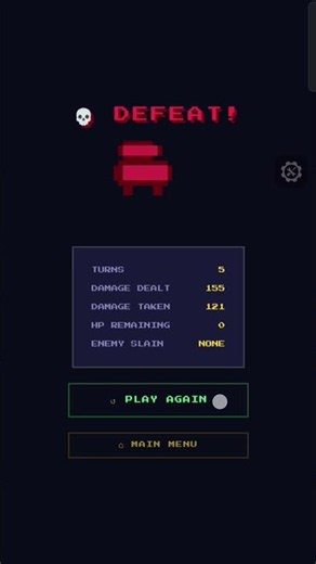Made a Retro RPG Battle Game in JavaScript! | Pixel Clash Gameplay