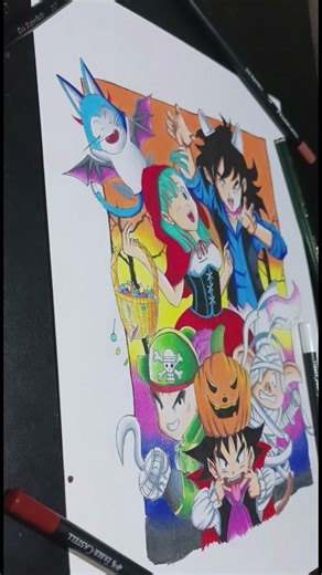 Dragon ball Z #howtodraw #drawing #dragonball #shortsviral #art #draw #anime #goku #DBZ