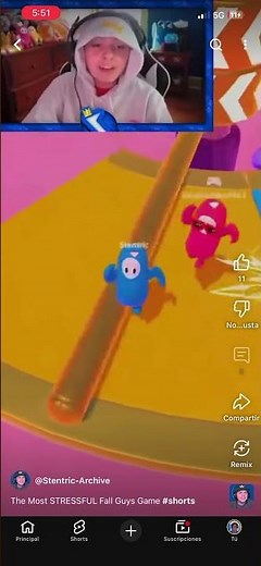 The SRESSFUL Fall guys Game