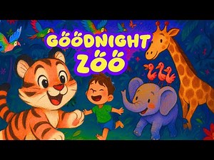 🦁 Goodnight Zoo Animals 💤Bedtime Story for Toddler | Deep Sleep with Animal Sound and Relaxing Music