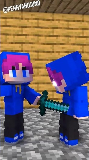 Dark Juno Vs Juno - Mirror Battle!🪞- Minecraft Animation #minecraft #shorts #animation