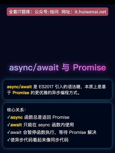 async/await 与 Promise