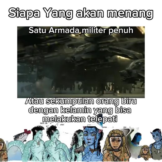 Avatar Mengalahkan Makhluk Biru di Dinosaurus