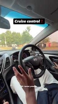 Cruise control❓ #CruiseControl#CarCruiseControl#CruiseControlFeature