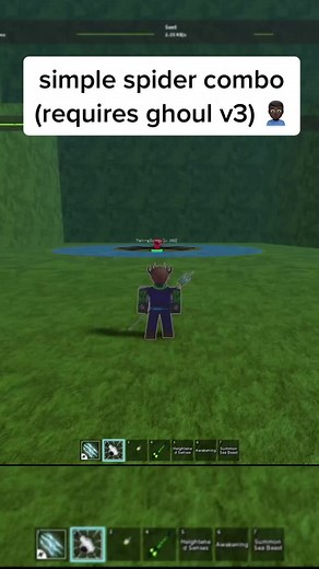 BloxFruits One Piece Spider Combo with Ghoul V3