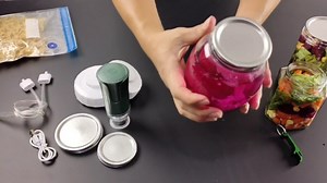 Watch Mason jar sealing machine use process on Amazon Live