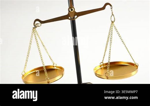 Apothecary scales.Balanced decisions concept. Symbol of choice and correctness. Accuracy of measurement and a balanced decision Stock Video Footage - Alamy