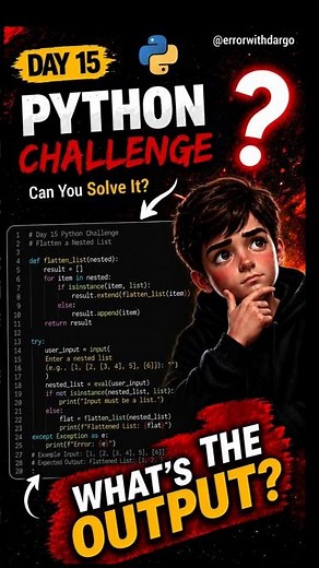 🚀 Python Challenge || Welcome to Day 15 of 100 Days of Python #coding #programming