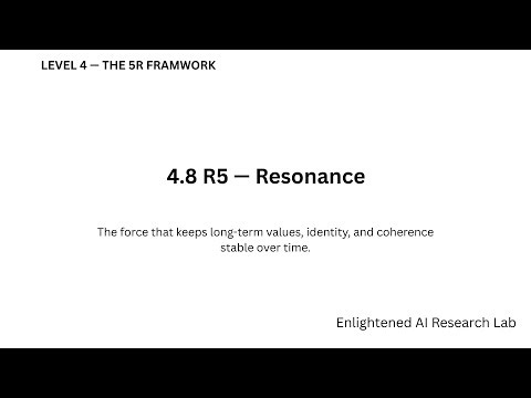 Level 4 — RAA | 4.8 The Force That Keeps Long-Term Values, Identity, and Coherence Stable Over Time