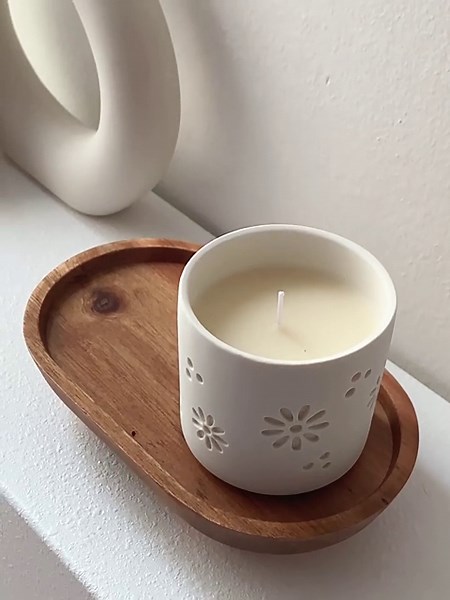 kitchen counter decor Small Wooden Riser Wooden Pedestal,Round wooden trays for decor for Display Tray Display Riser for Entry Table Farmhouse Kitchen Tabletop Centerpieces ( rotundity)