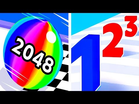 Ball Run 2048 VS Number Master 🎃🍓🍅 Max All Level Android iOS Gameplay EP 303