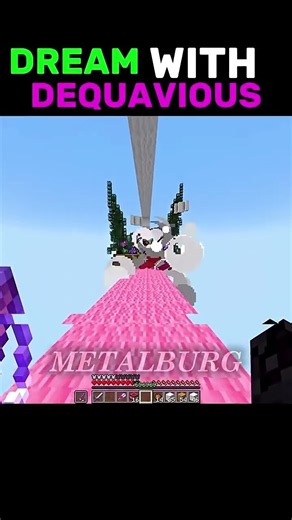 Dream with Technoblade 🐷👑 VS Dream with Dequavious 🔥 | Minecraft Edit #edit #minecraft