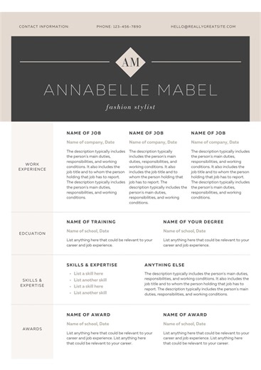 Simple One Resume Template for All 3page Resume Template C Level With **FREE** Cover Letter Template, Professional Resume, Corporate Resume - Etsy