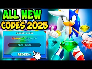 ALL WORKING SONIC SPEED SIMULATOR CODES ROBLOX - New Sonic Speed Simulator Codes 2025! (NEW UPDATE)